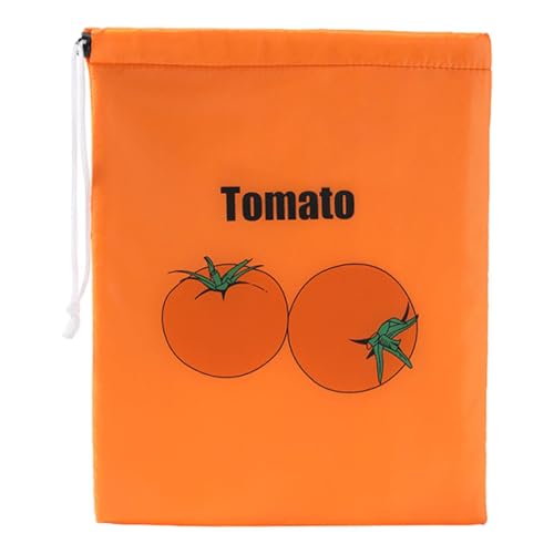 KiBcsLic Obst Aufbewahrungsbeutel Gemüsebeutel Frischhaltebeutel Vorratsbeutel Aus Polyester Und Aluminiumfolie mit Praktischem Zugband für Längere Frische für, Orange KiBcsLic Obst Aufbewahrungsbeutel Gemüsebeutel Frischhaltebeutel Vorratsbeutel Aus Polyester Und Aluminiumfolie mit Praktischem Zugband für Längere Frische für, Orange von KiBcsLic