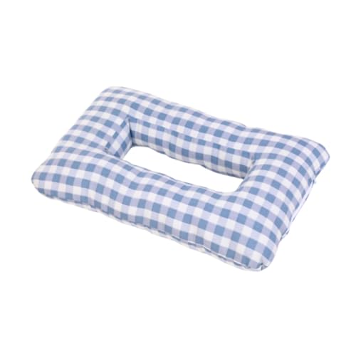 KiBcsLic Ohrpiercing Kissen Als Seitenschläferkissen Und Bequemes Schlafkissen Ergonomisches Nackenkissen mit Ohrloch Aus Polyester Und EPE für Zuhause Und Re, Blau KiBcsLic Ohrpiercing Kissen Als Seitenschläferkissen Und Bequemes Schlafkissen Ergonomisches Nackenkissen mit Ohrloch Aus Polyester Und EPE für Zuhause Und Re, Blau von KiBcsLic