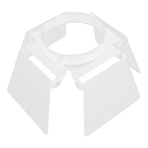 KiBcsLic Par Lights Barn Doors Schienenlichtabdeckung e 4-Blatt-DIY-Verdunkelungslichtregler für Tanzläden, Hotels, gewerbliche Partys, Weiß, Passend für Durchmesser 91 Mm KiBcsLic Par Lights Barn Doors Schienenlichtabdeckung e 4-Blatt-DIY-Verdunkelungslichtregler für Tanzläden, Hotels, gewerbliche Partys, Weiß, Passend für Durchmesser 91 Mm von KiBcsLic