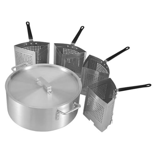 KiBcsLic Pastakocher Edelstahl Siebkörbe Behälter Dampfgarer Pasta von KiBcsLic