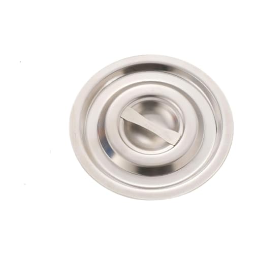 KiBcsLic Pfannendeckel, Runder Topfdeckel, Tragbar, Edelstahl, Küchenkochgeschirr, Haushalt, Universaldeckel, Braten für Wok Töpfe, 17cm von KiBcsLic