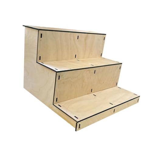 KiBcsLic Präsentationsständer Als Dessertständer Und Holzregal Dreistufige Etagere Und Warenpräsenter Aus Massivholz für Feiern Und Verkaufsstände, Holz KiBcsLic Präsentationsständer Als Dessertständer Und Holzregal Dreistufige Etagere Und Warenpräsenter Aus Massivholz für Feiern Und Verkaufsstände, Holz von KiBcsLic