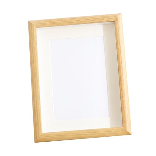 KiBcsLic Schattenboxrahmen Holz Displayrahmen Fotorahmen Sammlerrahmen 3cm Tief Zum DIY Und Befüllen für Wohnzimmer Café Geschenk Dekoration, A4 von KiBcsLic