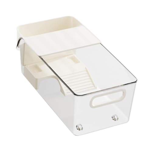 KiBcsLic Schildkrötenhabitat Aquarium Terrarium Reptilienbecken Basking-plattform mit Fütterungsbereich Und Kletterrampe aus PP Material für Kleine Amphibien von KiBcsLic