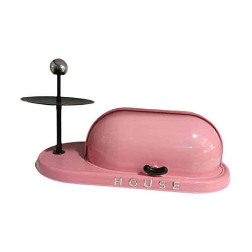 KiBcsLic Schlüsselablage Als Dekorative Statue Und Schlüsselhalter Ein Nützlicher Ablagekorb Sowie Eine Schmuckschale Aus Robustem PP für Den Eingangsbereich U, Rosa von KiBcsLic