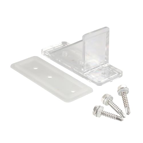 KiBcsLic Schneefang RV Zubehör Verhindert Abrutschen von EIS, Schneestopp mit Dichtungen Und Schrauben, Klar von KiBcsLic