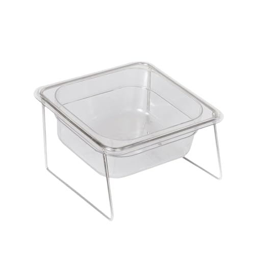 KiBcsLic Schräger Katzenwassernapf für Katzen Und Kätzchen, Auslaufsicheres Design mit Edelstahlhalter, Einzelschale KiBcsLic Schräger Katzenwassernapf für Katzen Und Kätzchen, Auslaufsicheres Design mit Edelstahlhalter, Einzelschale von KiBcsLic