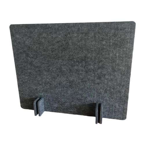 KiBcsLic Schreibtisch Trennwand Tisch Trennwand Sichtschutzpaneel Und Lärmschutzwand Aus Schallabsorbierendem Filzmaterial Zur Minimierung von Störungen für Ca, Dunkelgrau KiBcsLic Schreibtisch Trennwand Tisch Trennwand Sichtschutzpaneel Und Lärmschutzwand Aus Schallabsorbierendem Filzmaterial Zur Minimierung von Störungen für Ca, Dunkelgrau von KiBcsLic