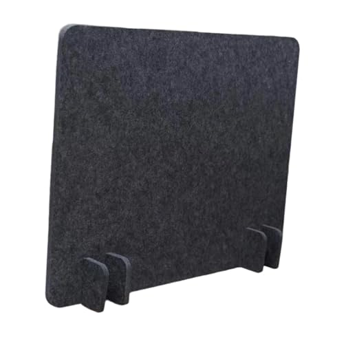 KiBcsLic Schreibtisch Trennwand Tisch Trennwand Sichtschutzpaneel Und Lärmschutzwand Aus Schallabsorbierendem Filzmaterial Zur Minimierung von Störungen für Ca, Schwarz KiBcsLic Schreibtisch Trennwand Tisch Trennwand Sichtschutzpaneel Und Lärmschutzwand Aus Schallabsorbierendem Filzmaterial Zur Minimierung von Störungen für Ca, Schwarz von KiBcsLic