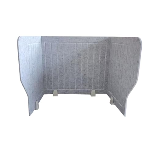 KiBcsLic Sichtschutz für Schreibtische zur Unterstützung der Konzentration, 60cmx50cmx50cm von KiBcsLic