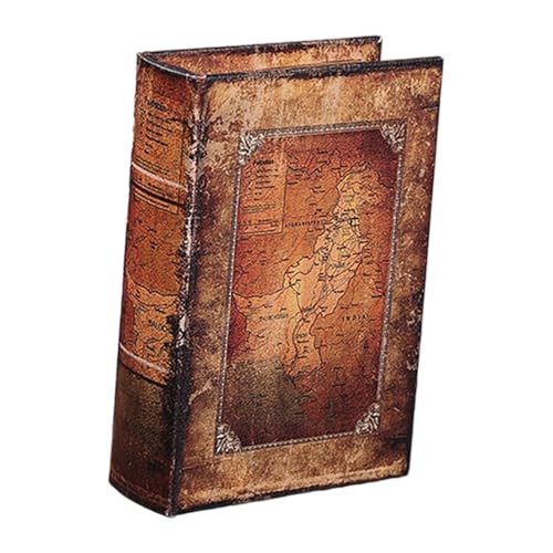 KiBcsLic Simulation Buch Modell Requisiten Buch Fall Lagerung Box Holz Retro Miniatur Buch von KiBcsLic