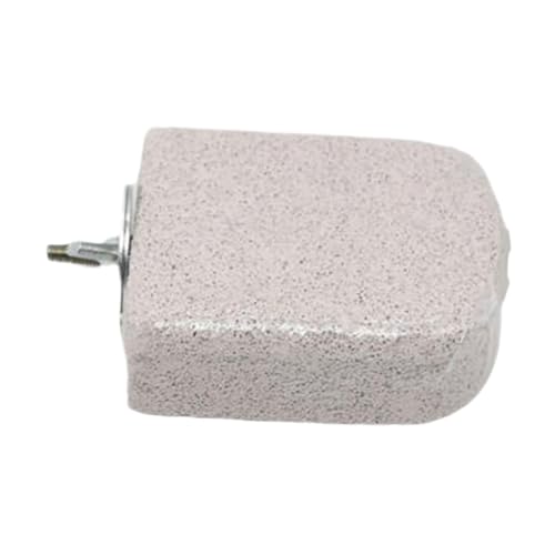 KiBcsLic Sitzstange Als Kletterstange Und Mineralspielzeug Zur Krallenpflege EIN Schleifstab Aus Porösem Vulkanstein für Den Sicheren Halt Der Füße für Wellens, Grau von KiBcsLic