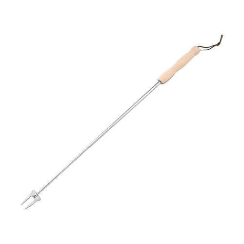 KiBcsLic Smores Stick Ausziehbare Hähnchenflügelgabel Aus Metall für Den Grill Tragbare BBQ Gabel von KiBcsLic