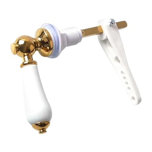 KiBcsLic Spülkastenhebel Werkzeug für Toilettenspülgriff, Einfacher Metallaustausch, Gold von KiBcsLic
