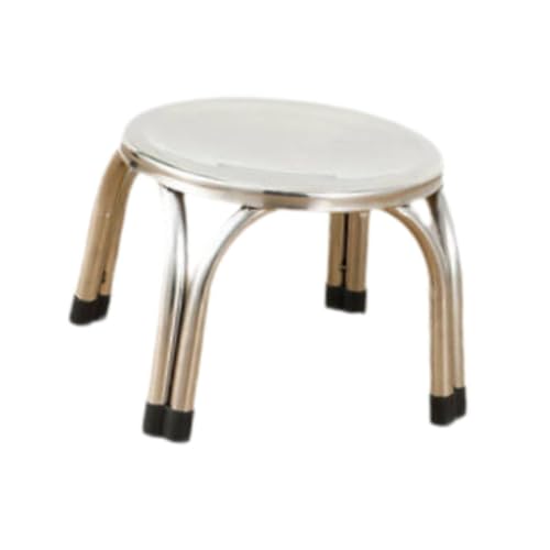 KiBcsLic Stapelhocker Edelstahlhocker Küchenstuhl Rundhocker Geräuscharm rutschfest Platzsparend Praktisch für Zuhause Schule Büro Kinder Erwachsene, 22cm KiBcsLic Stapelhocker Edelstahlhocker Küchenstuhl Rundhocker Geräuscharm rutschfest Platzsparend Praktisch für Zuhause Schule Büro Kinder Erwachsene, 22cm von KiBcsLic