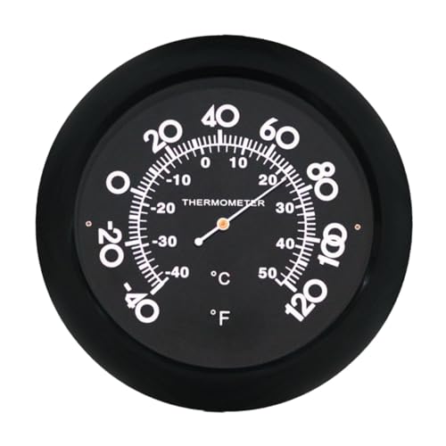 KiBcsLic Thermometer Hygrometer Wetterstation Wandmontage Professionelles Feuchtigkeitsmessgerät mit Klarer Skala Temperatur für Die Küche, Type B KiBcsLic Thermometer Hygrometer Wetterstation Wandmontage Professionelles Feuchtigkeitsmessgerät mit Klarer Skala Temperatur für Die Küche, Type B von KiBcsLic