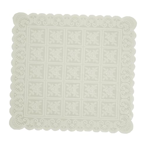 KiBcsLic Tischdecke Polyester Tafeldecke Staubschutz Dekoration Tisch-Ornament Leicht zu Reinigen mit Attraktiver Lochstickerei für Esszimmer Wohnzimmer Fest, 60 cm X 60 cm KiBcsLic Tischdecke Polyester Tafeldecke Staubschutz Dekoration Tisch-Ornament Leicht zu Reinigen mit Attraktiver Lochstickerei für Esszimmer Wohnzimmer Fest, 60 cm X 60 cm von KiBcsLic