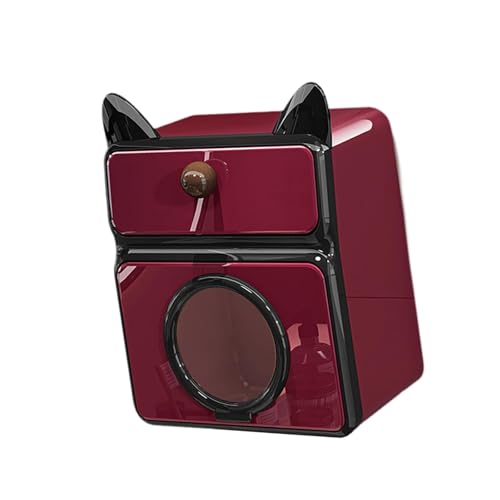 KiBcsLic Toilettenpapierhalter, Badezimmer Taschentuchbox, Multifunktionaler Organizer mit Ablagefach, Taschentuchhalter Spender für Waschräume, Rot und Schwarz KiBcsLic Toilettenpapierhalter, Badezimmer Taschentuchbox, Multifunktionaler Organizer mit Ablagefach, Taschentuchhalter Spender für Waschräume, Rot und Schwarz von KiBcsLic