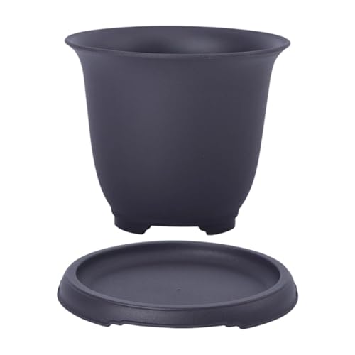 KiBcsLic Trainingstopf mit Feuchtigkeitsschale, Pflanzgefäß, Tragbarer Tisch Blumentopf für Draußen, Bonsai Baumtopf für Terrasse, Haus, Balkon, Innenhof, Mehrfarbig, 15 x 8,4 x 12,5 cm KiBcsLic Trainingstopf mit Feuchtigkeitsschale, Pflanzgefäß, Tragbarer Tisch Blumentopf für Draußen, Bonsai Baumtopf für Terrasse, Haus, Balkon, Innenhof, Mehrfarbig, 15 x 8,4 x 12,5 cm von KiBcsLic