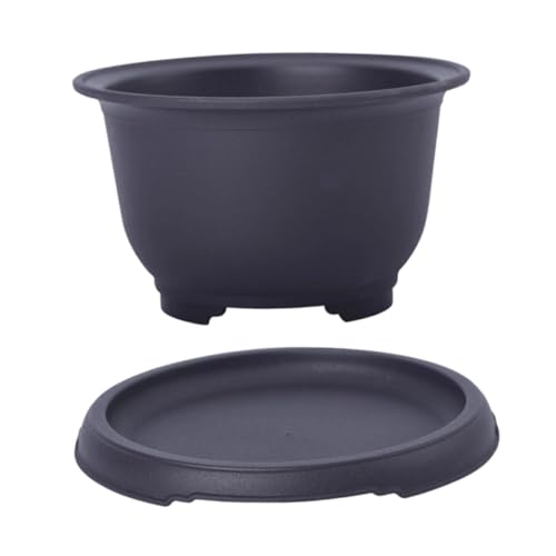 KiBcsLic Trainingstopf mit Feuchtigkeitsschale, Pflanzgefäß, Tragbarer Tisch Blumentopf für Draußen, Bonsai Baumtopf für Terrasse, Haus, Balkon, Innenhof, Mehrfarbig, 15 x 9,1 x 8,9 cm KiBcsLic Trainingstopf mit Feuchtigkeitsschale, Pflanzgefäß, Tragbarer Tisch Blumentopf für Draußen, Bonsai Baumtopf für Terrasse, Haus, Balkon, Innenhof, Mehrfarbig, 15 x 9,1 x 8,9 cm von KiBcsLic