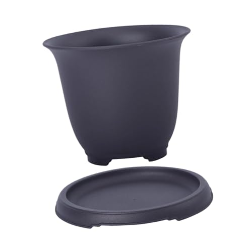 KiBcsLic Trainingstopf mit Feuchtigkeitsschale, Pflanzgefäß, Tragbarer Tisch Blumentopf für Draußen, Bonsai Baumtopf für Terrasse, Haus, Balkon, Innenhof, Mehrfarbig, 18 x 10,2 x 15,1 cm KiBcsLic Trainingstopf mit Feuchtigkeitsschale, Pflanzgefäß, Tragbarer Tisch Blumentopf für Draußen, Bonsai Baumtopf für Terrasse, Haus, Balkon, Innenhof, Mehrfarbig, 18 x 10,2 x 15,1 cm von KiBcsLic
