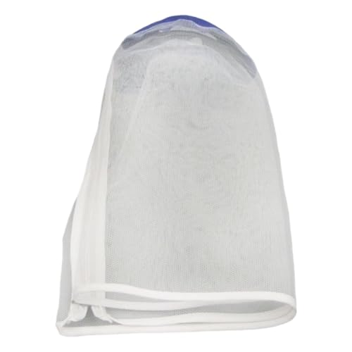 KiBcsLic Vogelkäfigabdeckung Universal Vogelfutterfänger Netzabdeckung Schutzrock Staubschutz Mesh Material Waschbar Reißverschluss für Wohnzimmer für, 40cmx40cmx49cm von KiBcsLic