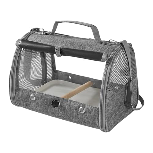 KiBcsLic Vogeltragetasche mit Stehstange für Sittiche, Finken, Kleine Und Mittelgroße Vögel von KiBcsLic