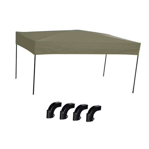 KiBcsLic Wagon Canopy Cover Sonnenschutz Aufsatz Abdeckung Zubehör Fiberglasgewebe mit Wetterbeständigem Design für Camping Garten Outdoor Aktivitäten Picknick, GrÜn von KiBcsLic