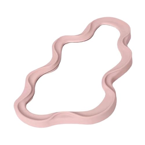 KiBcsLic Wandspiegel Hängespiegel Tischspiegel Und Schminkspiegel in Asymmetrischer Gestaltung mit Kratzfestem Glas für Den Täglichen Gebrauch für Mädchenz, Rosa KiBcsLic Wandspiegel Hängespiegel Tischspiegel Und Schminkspiegel in Asymmetrischer Gestaltung mit Kratzfestem Glas für Den Täglichen Gebrauch für Mädchenz, Rosa von KiBcsLic