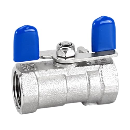 KiBcsLic Wasserabsperrventil mit Kugelgriff, Kompakt, Leicht zu Installieren, Sanitärarmaturen mit Innengewinde für Bewässerungssysteme, 12.7 Mm von KiBcsLic