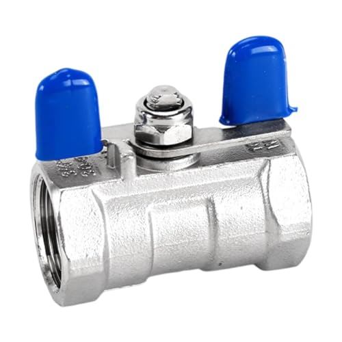 KiBcsLic Wasserabsperrventil mit Kugelgriff, Kompakt, Leicht zu Installieren, Sanitärarmaturen mit Innengewinde für Bewässerungssysteme, 19.05 Mm von KiBcsLic