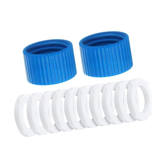 KiBcsLic Wasserkupplung mit Dichtung für Wasserflaschen Gewindekupplung für Den Außenbereich, mit 10 Unterlegscheiben KiBcsLic Wasserkupplung mit Dichtung für Wasserflaschen Gewindekupplung für Den Außenbereich, mit 10 Unterlegscheiben von KiBcsLic