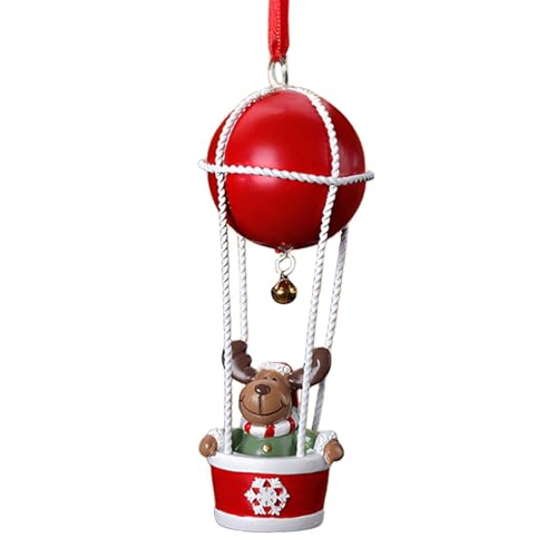 KiBcsLic Weihnachtsbaumschmuck Hängeschmuck Weihnachtsdekoration Christbaumfigur Und Geschenkartikel Farbecht Und mit Schnur für Wohnräume Flure Und Ba, Elch von KiBcsLic