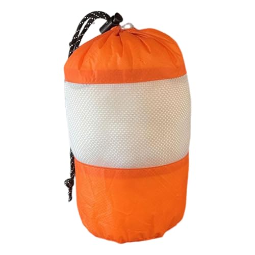 KiBcsLic Zubehör Tasche Camping Utensilien Transporttasche Polyester Reisebeutel Vielseitig für Camping für Kinder Ausflüge Outdoor Festival, Orange von KiBcsLic