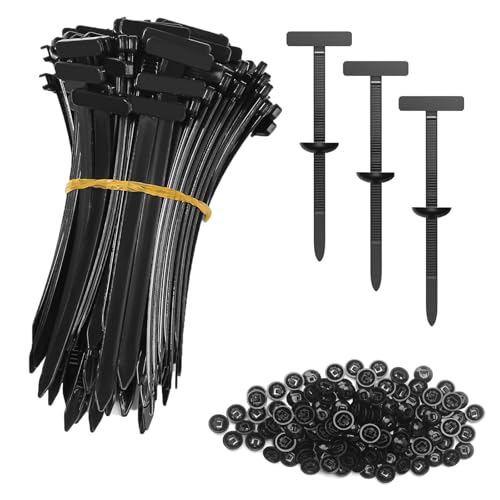 150 Stück Nylon Kabelbinder Schnalle, Universal Kabelbinderschnalle aus Nylon, Kabelbinder Wiederverwendbar für Auto Reparatur Selbstverriegelnde Kabelschellen Halter für Daily Repair Schnellfixierung von KiBlithemor