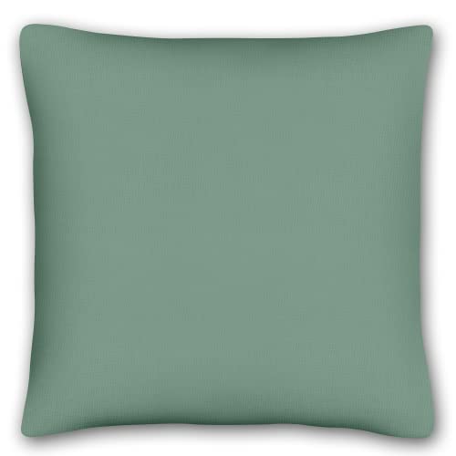 KiGATEX Kissenbezug 40x40 cm – 100% Baumwolle, weiche & langlebige Dekokissenhülle, waschbar, in vielen Farben – Ideal für Sofa, Bett & Wohnbereich - Jade von KiGATEX