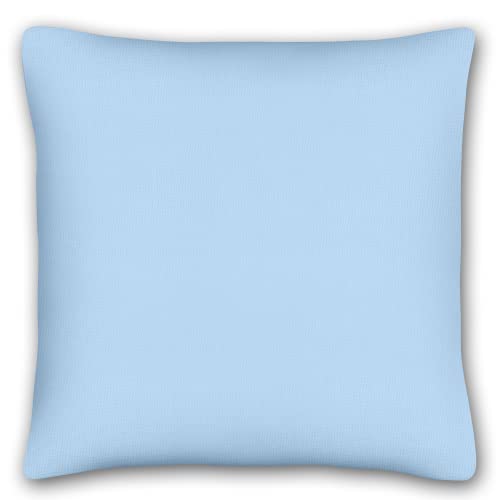 KiGATEX Kissen-Bezug für Deko-Kissen - Kopfkissen-Bezug aus 100% Baumwolle - Einfarbige Kissenhülle mit Reißverschluss - 40 x 40 cm - Blau von KiGATEX