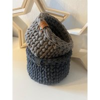 Häkelkörbchen, Korb, Aufbewahrung, Häkelkorb von KiJaCrochetDesign