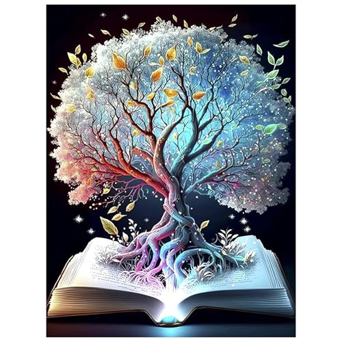 KiKiHong Diamond Painting Set,Diamond Painting Magischer Baum,Diamant Painting Bilder,DIY Cross Stickerei Malerei Kits,Wohnzimmer Schlafzimmer Wand Déco 30x40cm KiKiHong Diamond Painting Set,Diamond Painting Magischer Baum,Diamant Painting Bilder,DIY Cross Stickerei Malerei Kits,Wohnzimmer Schlafzimmer Wand Déco 30x40cm von KiKiHong