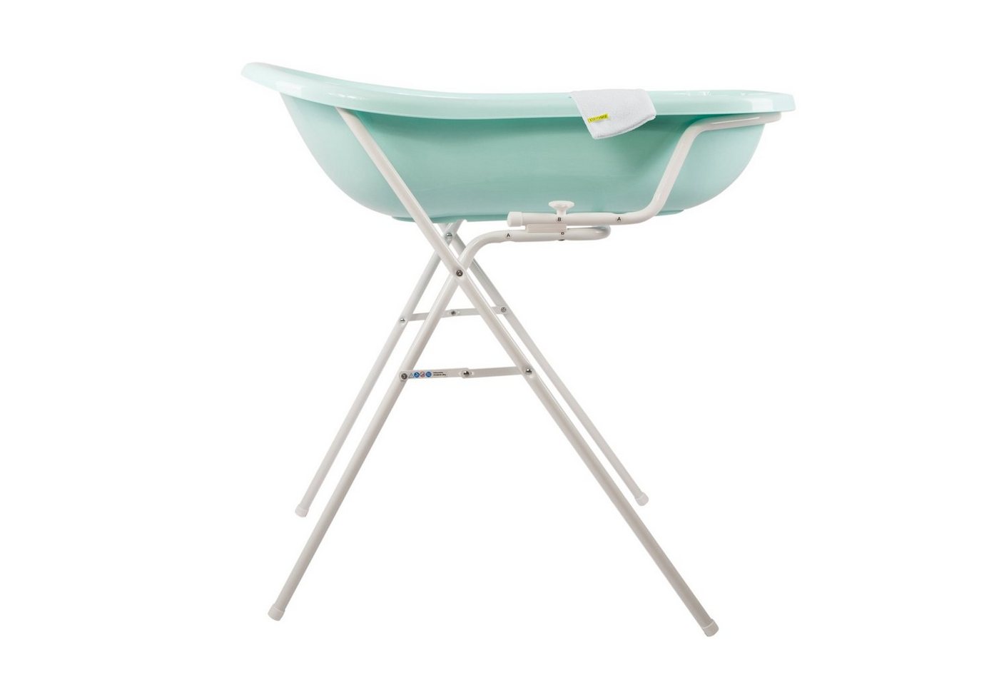 KiNDERWELT Babybadewanne Badewannenständer + Babywanne XXL aquamarin, (2er Set) von KiNDERWELT