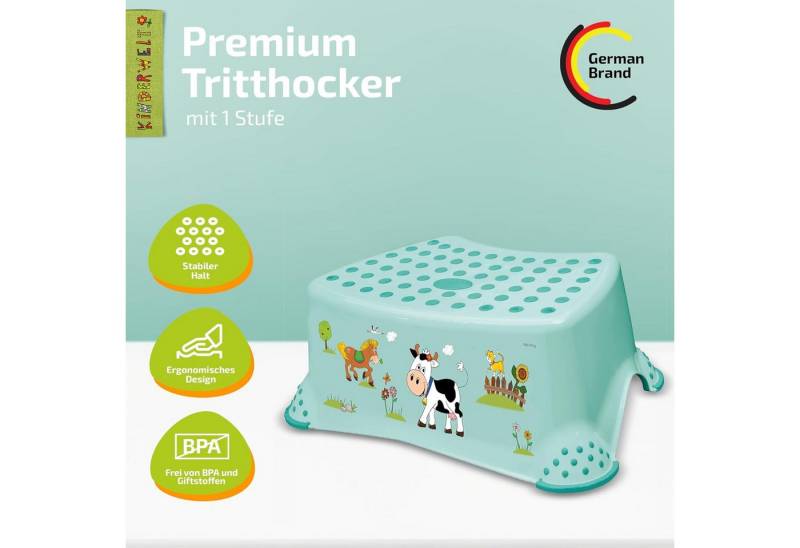 KiNDERWELT Tritthocker Premium stabiler Tritthocker Masha von KiNDERWELT