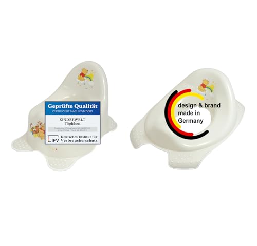 Perl Premium Disney Winnie Puuh perl weiß Kinder-Toilettensitz + Töpfchen Toilettentrainer mit Anti-Rutsch-Funktion Perl Premium Disney Winnie Puuh perl weiß Kinder-Toilettensitz + Töpfchen Toilettentrainer mit Anti-Rutsch-Funktion von KiNDERWELT