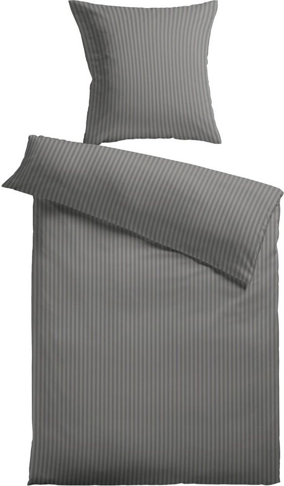 KiNZLER Bettwäsche Damast-Streifen, Damast, 2 teilig, aus Mikrofaser KiNZLER Bettwäsche Damast-Streifen, Damast, 2 teilig, aus Mikrofaser von KiNZLER