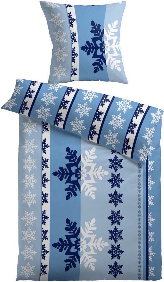 KiNZLER Wendebettwäsche Mikrofaser Wende-Bettwäsche "St. Moritz", Polyester, 2 teilig, kuschlig weich KiNZLER Wendebettwäsche Mikrofaser Wende-Bettwäsche "St. Moritz", Polyester, 2 teilig, kuschlig weich von KiNZLER