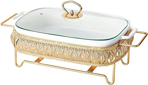 Ceramics Chafing Dish Buffet R Warming Tably Food Buffets Food Wärmer für Partys Buffet Set Chaffing -Gerichte, für Hochzeit, Partys, Bankett, Catering -Events, 31 cm Ceramics Chafing Dish Buffet R Warming Tably Food Buffets Food Wärmer für Partys Buffet Set Chaffing -Gerichte, für Hochzeit, Partys, Bankett, Catering -Events, 31 cm von Kiaoeiuyti