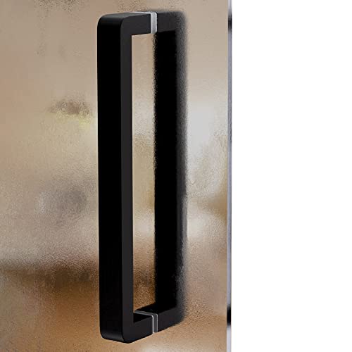 Kiaoeiuyti Extra lange Türgriffe für Glasholz -Metalltür, Grabbarrunde Ecke mit Montagezubehör, Hochleistungsstahl -Paired -Griffe (schwarz 142,5 cm/56 1/8 ") von Kiaoeiuyti