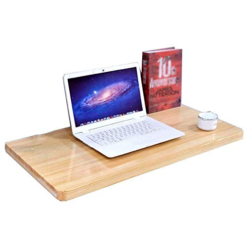 Kiaoeiuyti Klapptisch, wandmontierter Laptop-Schreibtisch, Laubbaum-Computer, Küchentisch, Kiefernholz-Laptopständer, 80 x 40 cm Interesting Life von Kiaoeiuyti