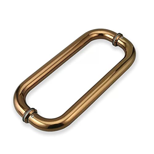 Kiaoeiuyti Moderne goldene doppelseitige Push -Pull -Glas -Türgriff 16 3/4 "für Duschtüren 18" Griff Hardware von Kiaoeiuyti