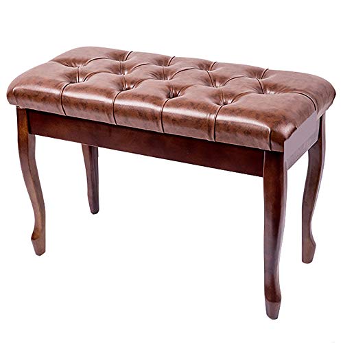 Klavierhocker Klavierbank aus Holz, Hocker mit Stauraum, Doppelklavierhocker, Klavierbank mit Pu-Kissen, Stauraumfunktion, wasserdichtes Pu-Leder Interesting Life Klavierhocker Klavierbank aus Holz, Hocker mit Stauraum, Doppelklavierhocker, Klavierbank mit Pu-Kissen, Stauraumfunktion, wasserdichtes Pu-Leder Interesting Life von Kiaoeiuyti