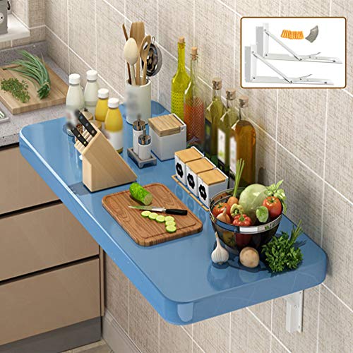 Wandmontierter schwebender Klapptisch für das Heimbüro, hängender Multifunktions-Computertisch/Stehtische/Werkbank/Küchenesstisch/Schminktisch, 4 Farben, 21 Größen (blau, 100 x 40 cm/39 x 16,5 cm). Wandmontierter schwebender Klapptisch für das Heimbüro, hängender Multifunktions-Computertisch/Stehtische/Werkbank/Küchenesstisch/Schminktisch, 4 Farben, 21 Größen (blau, 100 x 40 cm/39 x 16,5 cm). von Kiaoeiuyti